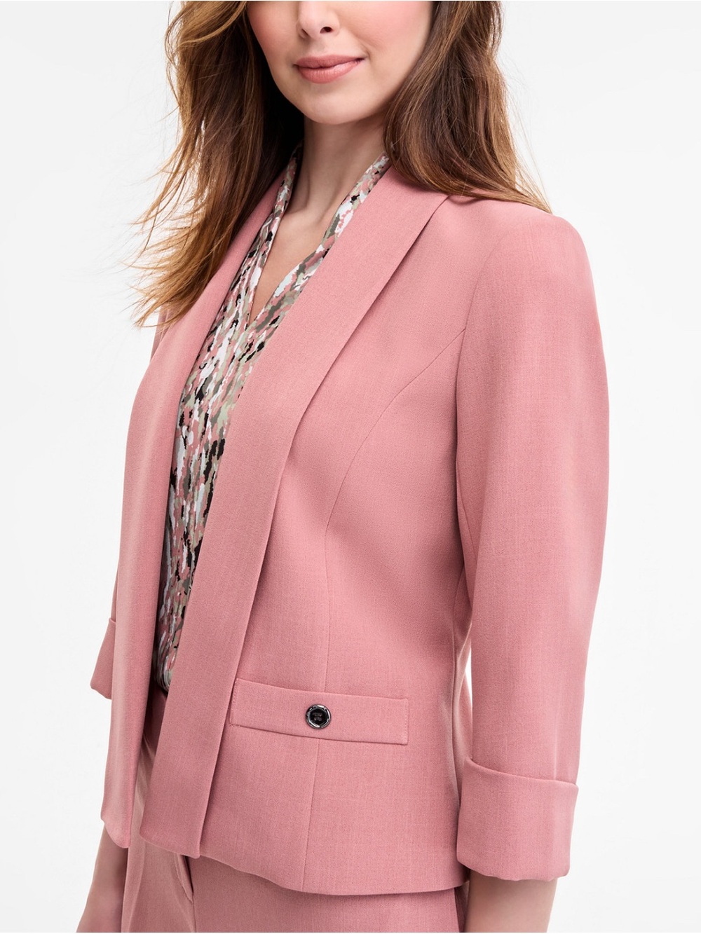 Kasper Dusty Rose Tailored Blazer